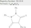 3,5-Pyrazolidinedione, 4-butyl-1,2-diphenyl-