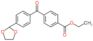 ethyl 4-[4-(1,3-dioxolan-2-yl)benzoyl]benzoate