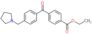 Ethyl 4-[4-(1-pyrrolidinylmethyl)benzoyl]benzoate