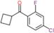 (4-chloro-2-fluoro-phenyl)-cyclobutyl-methanone