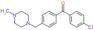 (4-chlorophenyl)-[4-[(4-methylpiperazin-1-yl)methyl]phenyl]methanone