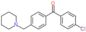 (4-chlorophenyl)-[4-(1-piperidylmethyl)phenyl]methanone