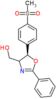 [(5R)-5-(4-methylsulfonylphenyl)-2-phenyl-4,5-dihydrooxazol-4-yl]methanol