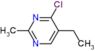 4-chloro-5-ethyl-2-methyl-pyrimidine