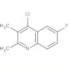 Quinoline, 4-chloro-6-fluoro-2,3-dimethyl-