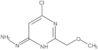 4-Chloro-6-hydrazinyl-2-(methoxymethyl)pyrimidine