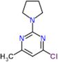 4-chloro-6-methyl-2-pyrrolidin-1-ylpyrimidine