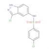 Benzenesulfonamide, 4-chloro-N-(3-chloro-1H-indazol-5-yl)-