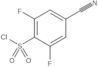 4-Cyano-2,6-difluorobenzenesulfonyl chloride