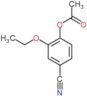 4-cyano-2-ethoxyphenyl acetate