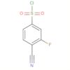 Benzenesulfonyl chloride, 4-cyano-3-fluoro-