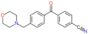 4-[4-(morpholinomethyl)benzoyl]benzonitrile