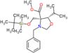 methyl (4R,5S)-3-benzyl-4-({[tert-butyl(dimethyl)silyl]oxy}methyl)-5-(1-methylethyl)-1,3-oxazolidine-4-carboxylate