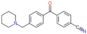 4-[4-(1-Piperidinylmethyl)benzoyl]benzonitrile