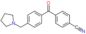 4-[4-(1-Pyrrolidinylmethyl)benzoyl]benzonitrile