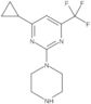 4-Cyclopropyl-2-(1-piperazinyl)-6-(trifluoromethyl)pyrimidine