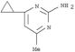2-Pyrimidinamine,4-cyclopropyl-6-methyl-