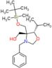 4-Oxazolidinemethanol, 4-[[[(1,1-dimethylethyl)dimethylsilyl]oxy]methyl]-5-(1-methylethyl)-3-(phen…