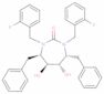 (4R,5S,6S,7R)-4,7-dibenzyl-1,3-bis[(2-fluorophenyl)methyl]-5,6-dihydro xy-1,3-diazepan-2-one