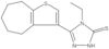 4-Ethyl-2,4-dihydro-5-(5,6,7,8-tetrahydro-4H-cyclohepta[b]thien-3-yl)-3H-1,2,4-triazole-3-thione