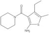 (2-Amino-4-ethyl-5-methyl-3-thienyl)-1-piperidinylmethanone