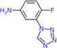4-fluoro-3-(1H-tetrazol-1-yl)aniline
