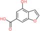 4-hydroxy-1-benzofuran-6-carboxylic acid