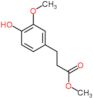 methyl 3-(4-hydroxy-3-methoxyphenyl)propanoate
