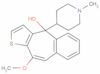 10-methoxy-4-(1-methylpiperidin-4-yl)-4H-benzo[4.5]cyclohepta[1,2-b]thiophene-4-ol