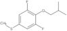 1,3-Difluoro-2-(2-methylpropoxy)-5-(methylthio)benzene