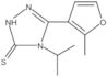 2,4-Dihydro-4-(1-methylethyl)-5-(2-methyl-3-furanyl)-3H-1,2,4-triazole-3-thione