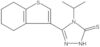 2,4-Dihydro-4-(1-methylethyl)-5-(4,5,6,7-tetrahydrobenzo[b]thien-3-yl)-3H-1,2,4-triazole-3-thione