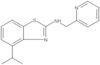 4-(1-Methylethyl)-N-(2-pyridinylmethyl)-2-benzothiazolamine