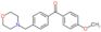 (4-methoxyphenyl)-[4-(morpholinomethyl)phenyl]methanone