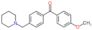 (4-methoxyphenyl)-[4-(1-piperidylmethyl)phenyl]methanone