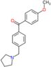 (4-Methoxyphenyl)[4-(1-pyrrolidinylmethyl)phenyl]methanone