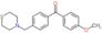 (4-methoxyphenyl)-[4-(thiomorpholinomethyl)phenyl]methanone