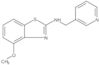 4-Methoxy-N-(3-pyridinylmethyl)-2-benzothiazolamine