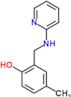 4-methyl-2-[(pyridin-2-ylamino)methyl]phenol