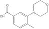 4-Methyl-3-(4-morpholinyl)benzoic acid