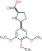 2-(3,4,5-trimethoxyphenyl)-1,3-thiazolidine-4-carboxylic acid