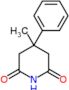 4-methyl-4-phenylpiperidine-2,6-dione