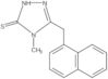 2,4-Dihydro-4-methyl-5-(1-naphthalenylmethyl)-3H-1,2,4-triazole-3-thione