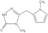 2,4-Dihydro-4-methyl-5-[(1-methyl-1H-pyrrol-2-yl)methyl]-3H-1,2,4-triazole-3-thione