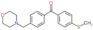 (4-methylsulfanylphenyl)-[4-(morpholinomethyl)phenyl]methanone