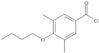 4-Butoxy-3,5-dimethylbenzoyl chloride