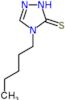 4-pentyl-2,4-dihydro-3H-1,2,4-triazole-3-thione