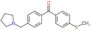 (4-methylsulfanylphenyl)-[4-(pyrrolidin-1-ylmethyl)phenyl]methanone