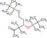 (4S)-4,6-bis{[tert-butyl(dimethyl)silyl]oxy}-3,3-dimethylhexan-2-one