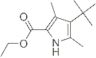 Ethyl 4-t-butyl-3,5-dimethylpyrrolecarboxylate